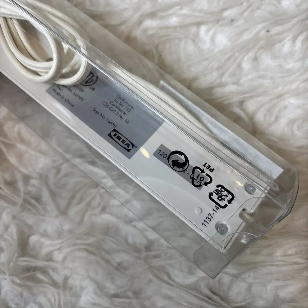 IKEA Under Cabinet Light Fixture 601.434.83 White Plug Kitchen Display Light New